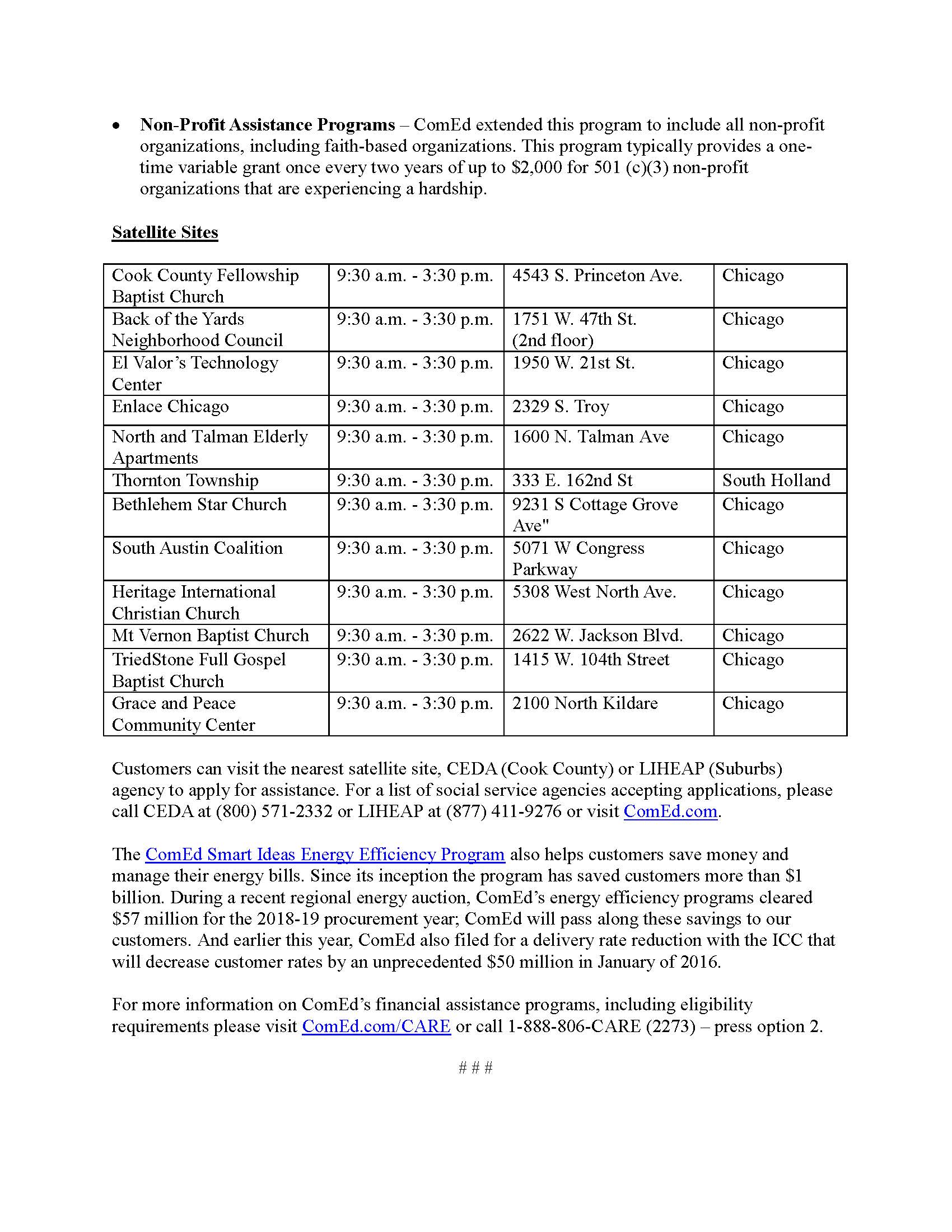 CARE Satellite Sites Reopen FINAL Page 2