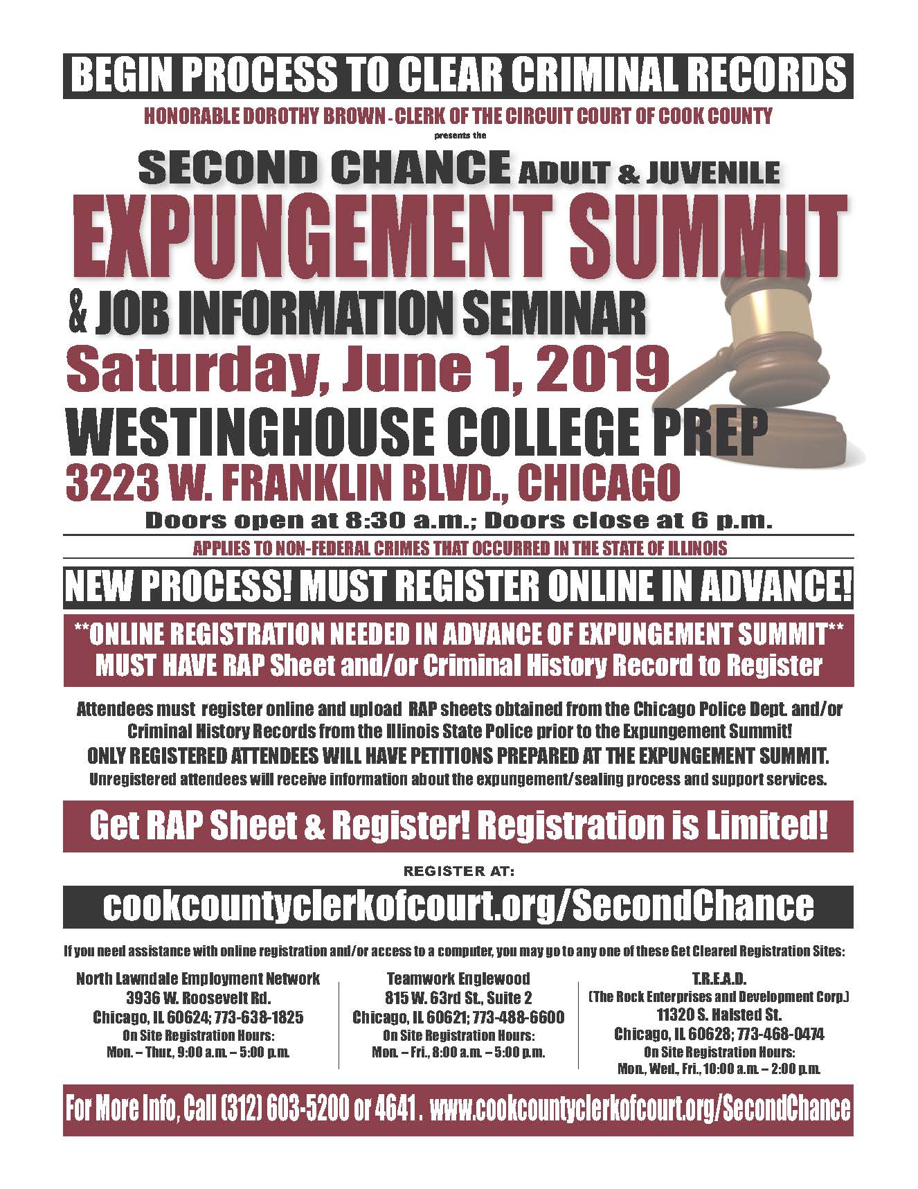 Expungement 2019 flyer