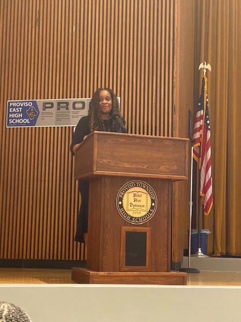 Fred Hampton Lightford Podium 