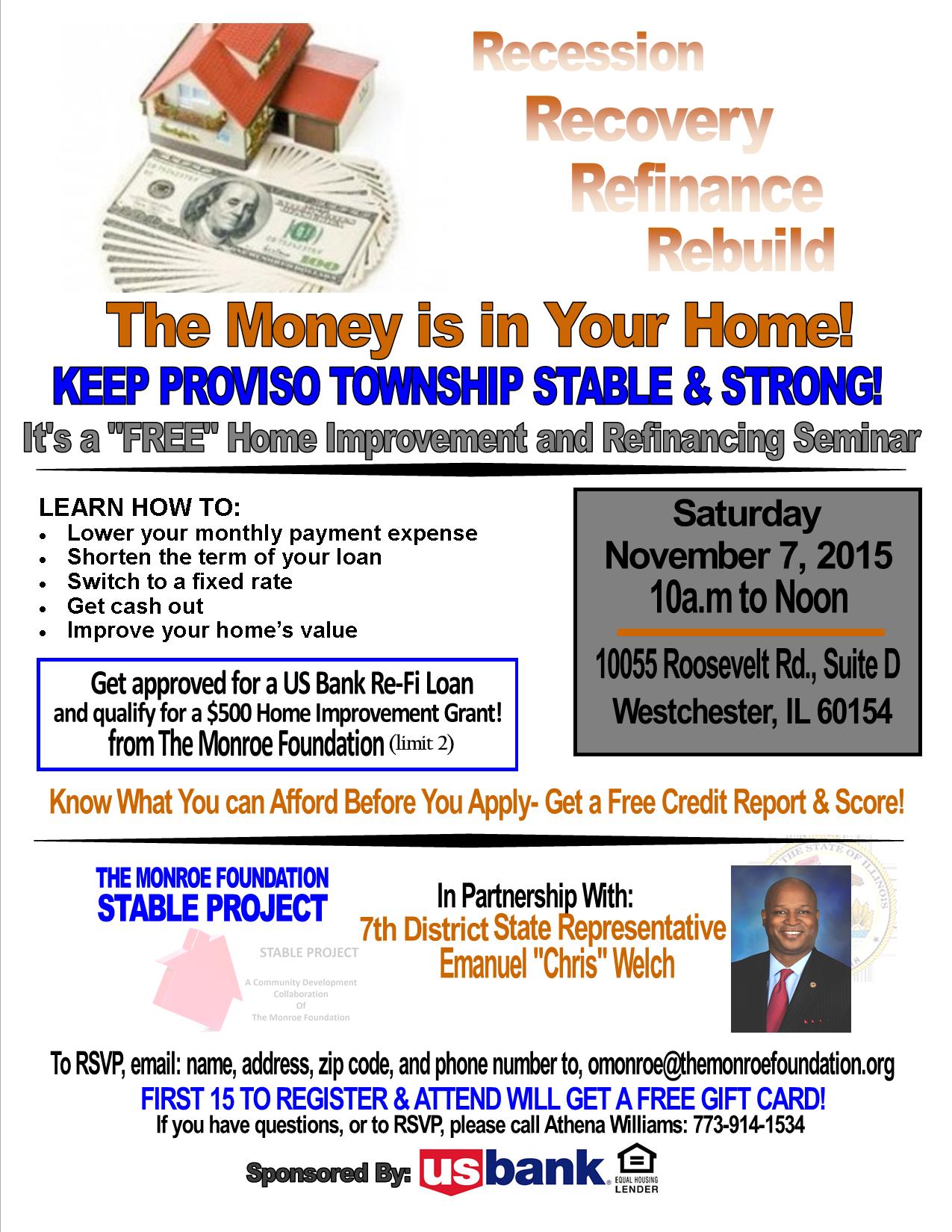 Proviso Refinancing Seminar